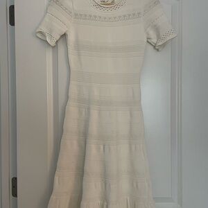Eliza J Cream Dress